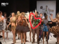 Moda cu gust la Paris. Pe podium, modelele au pasit in tinute create din ciocolata - VIDEO