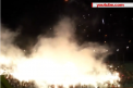 Atmosfera de sarbatoare la un meci din Sarajevo. Suporterii echipei au aprins torte in tribune si au lansat zeci de focuri de artificii - VIDEO
