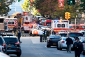 Moment de panica, dupa atacul din New York. Mai multi copii, blocati in autobuzul scolar lovit de masina atacatorului - VIDEO