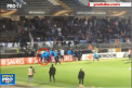 Incident incredibil la un meci de fotbal din Portugalia. Patrice Evra, jucatorul echipei Marseille a fost eliminat, dupa ce a lovit un suporter, inainte de meci - VIDEO