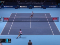 Roger Federer tinteste cel de-al saptelea trofeu la Turneul Campionilor: a debutat in forta si s-a impus in doua seturi in fata adversarului sau - VIDEO