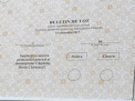 Varianta oficiala. Cum arata buletinele de vot pentru referendumul de demitere a primarului general, Dorin Chirtoaca. Cate exemplare vor fi tiparite - VIDEO