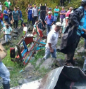 Un autocar a cazut intr-o rapa, in Columbia: 14 morti si 35 de raniti