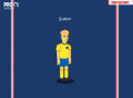 Vedetele fotbalului, vazute altfel. Un designer argentinian a creat o prezentare inedita a celor mai buni fotbalisti ai echipelor ce vor juca la Campionatul Mondial - VIDEO