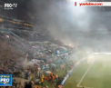 Atmosfera superba la un meci din Copa Libertadores. Fanii echipei braziliene Gremio au facut show in timpul partidei - VIDEO