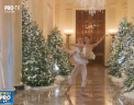 Imagini de poveste la Casa Alba. Prima doamna a Statelor Unite a prezentat decoratiunile de Craciun din acest an: "Decoratiuni in stil traditional" - VIDEO