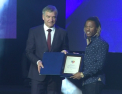 Ziguy Badibanga - cel mai bun stranier din Campionatul Moldovei: atacantul de la Sheriff a fost premiat de federatia de profil - VIDEO