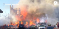 Inspirat de un show TV, un barbat a dat foc la 31 de case, distrugand un cartier intreg - VIDEO