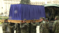 Repetitii pentru Funeraliile Regale la Palatul Elisabeta. Militarii au invatat deplasarea cu afetul de tun