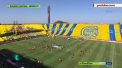 Asta da sustinere. Fanii unei echipe din Argentina au incurajat fotbalistii cu un banner imens de 500 de metri pe care l-au intins in tribune - VIDEO