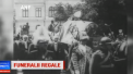 Imagini de la ceremoniile funerare regale din Romania. Sicriul cu Regele Ferdinand, lasat deschis