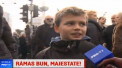 Reactia unui copil, la funeraliile Regelui Mihai. "Regele s-a dus si am ramas cu comunistii"