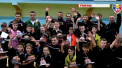 Antrenamente pentru cei mici. Mai multi copii din Balti s-au antrenat  cu jucatorii, dar si jucatoarele de fotbal ale nationalelor Moldovei. Au primit si daruri - VIDEO