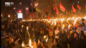 Un mars al nationalistilor a blocat centrul Kievului. Mii de oameni au marsaluit cu torte in maini in cinstea unuia dintre liderii nationali, Stepan Bandera, nascut in urma cu 109 ani - VIDEO