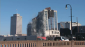 Implozie spectaculoasa in SUA. Turn, distrus cu 270 de kilograme de explozibil - VIDEO