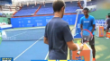 Nu are nevoie de un teren pentru o partida de tenis. Aflat la o competitie in India, Radu Albot a acceptat provocarea unui adversar de a juca tenis chiar pe o cutie - VIDEO