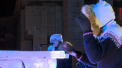 Concert din muzica din... gheata. O trupa din Norvegia le-a oferit locuitorilor orasului rus Kirovsk un show de exceptie cantandu-le la instrumente confectionate din gheata - VIDEO