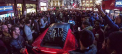 Sute de oameni s-au adunat sa admire masina unei moldovence din Londra! Bolidul e unic in lume - VIDEO