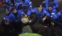 Momentul in care un jandarm a lovit un batran, la protestul din Bucuresti - VIDEO