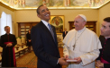 Papa Francisc l-a primit pe Barack Obama la Vatican. S-au intalnit pentru prima data