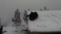 Nordul Spaniei e sub cod portocaliu de ninsori puternice: cateva strazi au fos inchise, iar locuitorii au fost sfatuiti sa nu iasa din case - VIDEO