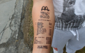 Lipsa de inspiratie sau dovada de devotament? Ce si-a tatuat pe brat un adolescent din Norvegia