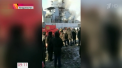 Un incendiu periculos a izbucnit la bordul unei nave militare ancorata in portul Vladivostok - VIDEO