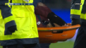 A calcat stramb in meciul cu Marseille si a fost scos cu targa de pe teren. Neymar poate rata returul cu Real Madrid din Liga Campionilor - VIDEO