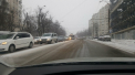 A inceput sa ninga. Valul de frig va persista si in zilele urmatoare. Ce temperaturi vom avea in prima zi de primavara si cum se circula acum in capitala - GALERIE FOTO