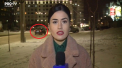 Momentul in care un sofer patineaza cu masina pe o strada din capitala, transmis live, in timp ce un reporter Pro TV vorbea despre starea vremii - VIDEO