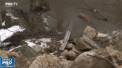 Schimbarea brusca a vremii a provocat alunecari masive de teren in Bulgaria. Peste 100 de tone de roci s-au prabusit de pe un munte, in apropiere de Sofia - VIDEO