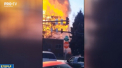 Incendiu devastator intr-un bloc de locuit din orasul american Denver. Un locatar si un pompier au ajuns in stare extrem de grava la spital - VIDEO