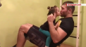 Un antrenament mai putin obisnuit, pentru Hulk de Moldova. Luptatorul moldovean Ion Cutelaba se pregateste de revenirea in ring si este ajutat de fiica sa - VIDEO