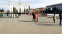 LIVE VIDEO. Mii de protestatari s-au adunat in Kemerovo. Oamenii scandeaza in fata mall-ului unde a avut loc incendiul: "Vrem adevarul", "Coruptia ucide". Ce se intampla acum acolo