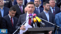 Ca si socialistul Ion Ceban, astazi candidatul PUN la sefia capitalei si-a lansat programul electoral. Constantin Codreanu si-a citit promisiunile in Scuarul Europei. Basescu: "Vom avea grija de toti" - VIDEO