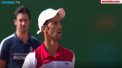 Novak Djokovic si-a revenit dupa trei infrangeri consecutive. L-a invins pe conationalul sau, Dusan Lajovic, in primul tur de la Monte Carlo - VIDEO