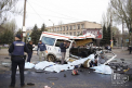 8 oameni au murit, iar cel putin 20 au fost grav raniti in urma unui accident care s-a produs intr-un oras din Ucraina. Imagini care pot afecta emotional - VIDEO