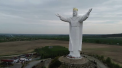 Scandal in Polonia din cauza unei statui gigantice cu Iisus. Aparitia de pe capul constructiei - FOTO si VIDEO