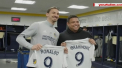 Doua legende intr-un vestiar. Ronaldo a venit in vizita la Zlatan Ibrahimovic si echipa acestuia - VIDEO