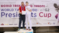 O noua victorie de rasunet pentru luptatorul de taekwondo Serghei Uskov. Sportivul nostru, de numai 18 ani, s-a intors acasa cu medalia de aur, de la o competie, desfasurata in Grecia - VIDEO