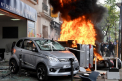 Incidente violente in Paris in timpul demonstratiilor de 1 Mai - FOTO si VIDEO