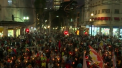 Mii de oameni ai strazii au protestat in orasul brazilian Sao Paulo. Acestia au cerut autoritatilor sa le ofere un loc de trai, dupa ce cladirea parasita in care locuiau a ars - VIDEO