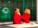 Prezentatoarea Stirilor Pro TV, Andreea Esca, interviu cu robotul Sophia. Reactia la intrebarea "Ar trebui sa ma tem ca imi vei lua locul?"
