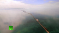 Podul care leaga Crimeea de Rusia, inaugurat cu mare fast de catre Putin, condamnat de UE si SUA. Premierul Ucrainei: "Rusia va raspunde pentru asta" - VIDEO