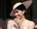 Motivul pentru care Meghan Markle a ras cu pofta la prima aparitie publica in calitate de Ducesa - VIDEO
