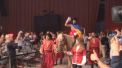 A iesit la lupta pe cal. Un luptator ucrainean a avut una dintre cele mai originale intrari in ring - VIDEO