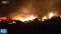 Pompierii britanici incearca sa stinga un incendiu de vegetatie, izbucnit inca duminica. Flacarile ard si se raspandesc rapid din cauza vantului puternic - VIDEO