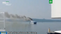 Panica la bordul unui vapor in Rusia. Ambarcatiunea cu peste 70 de persoane la bord a luat foc, la doar cateva minute dupa ce s-a desprins de mal - VIDEO