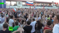 Nebunie in Rusia. Fanii au sarbatorit, la Moscova si alte orase, victoria istorica si, pentru multi, neasteptata in fata Spaniei - VIDEO