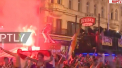 A fost o seara de incendiara in Croatia. Fanii s-au bucurat si au creat o atmosfera fantastica pe strazile din Zagreb - VIDEO